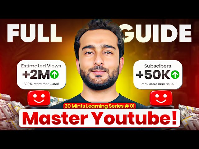 Master YouTube in 30 Minutes 🔥| Full YouTube Guide for Beginners