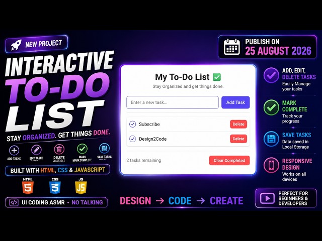 ASMR Programming - To-Do List - No Talking