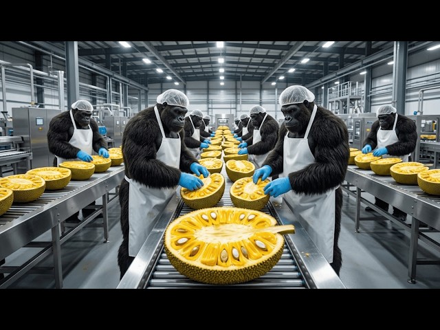 Inside a Modern Jackfruit Factory: High-Tech Fruit Packaging Process - SMART FACTORY INSIDE