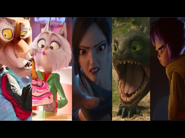 1 Second from 100 Animated Movies
