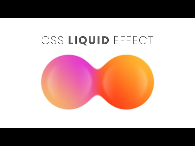 CSS Liquid Effects | Html CSS
