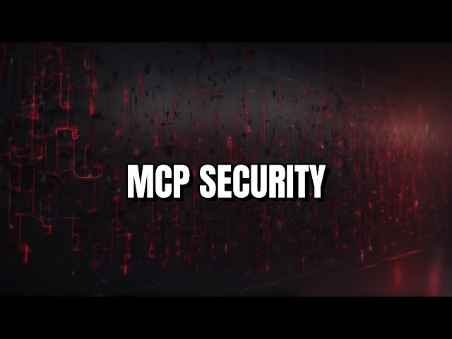 Authentication and Security in MCP Servers | MCP Servers #09