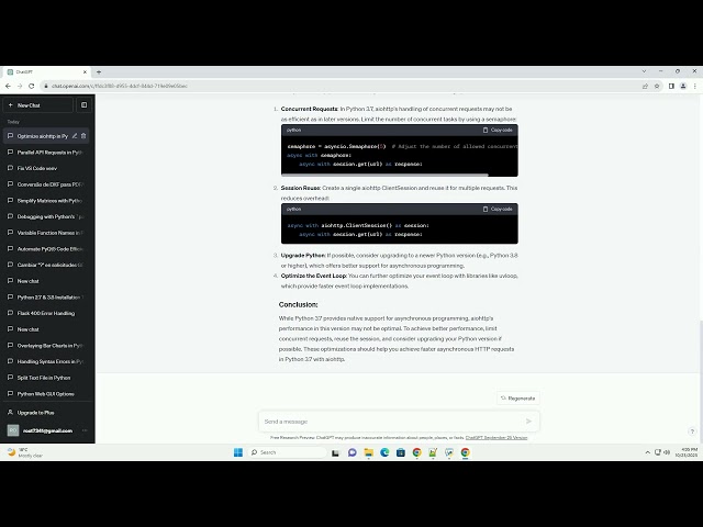 python3 7 aiohttp is slow