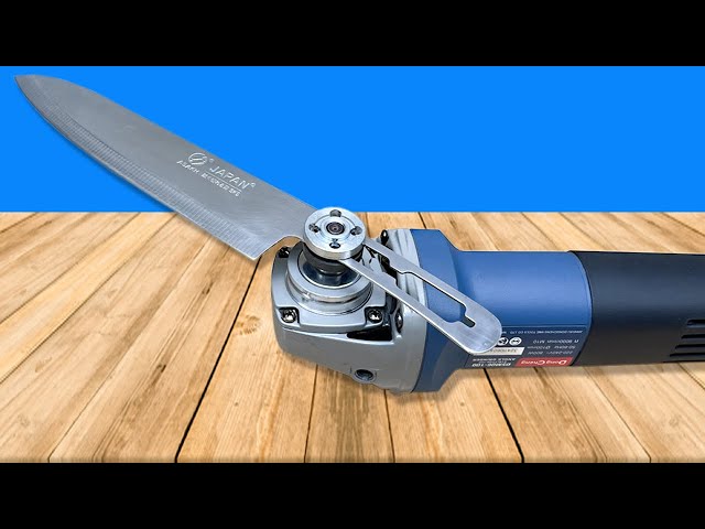 Shocking Invention of 60-Year-Old Citizen! Turns Angle Grinder into Industrial Chopper