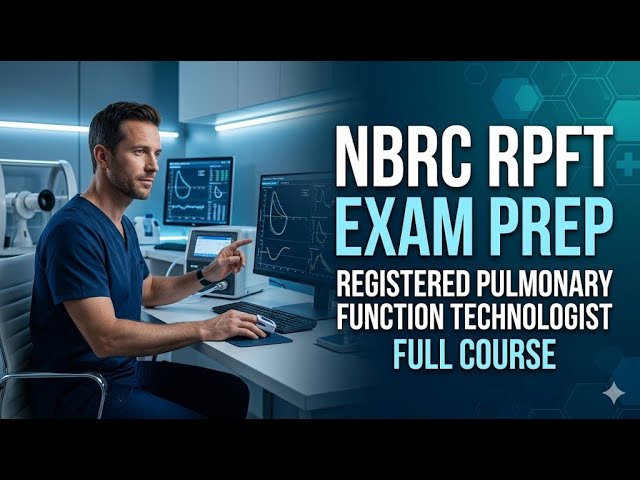 NBRC RPFT Registered Pulmonary Function Technologist Exam Prep: Full Course
