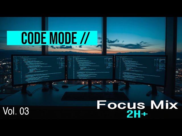 Coding Music — Deep House Focus Mix (125 BPM • No Vocals • 2H+) | CODE MODE Vol. 03