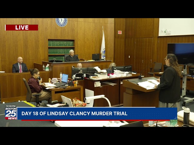 WATCH LIVE: Day 18 of Lindsay Clancy murder trial.