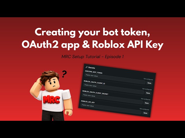 Creating your Token, OAuth2 & API key - MRC Setup Episode 1