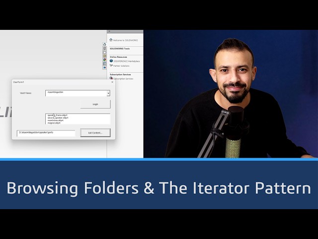 PDM API VBA ADVANCED: Browsing Folders & The Iterator Pattern