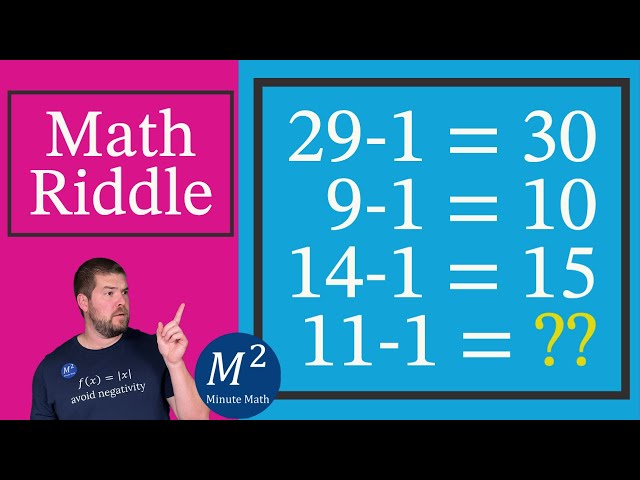 Can YOU Answer this Hard Math Riddle? (It is NOT 12) | Minute Math