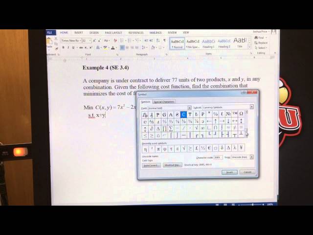 Chapter 3.4 constrained optimization with solver 4