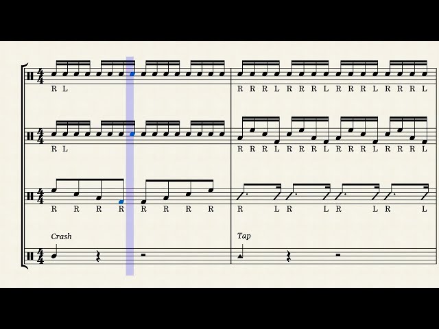 Stick Control - Drumline Exercise