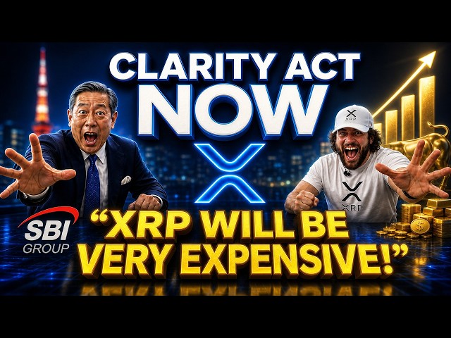 🚨 JAPAN SBI CEO: "XRP WILL BE VERY EXPENSIVE!" 🚨 DEMANDS CLARITY ACT PASS U.S. SENATE IMMEDIATELY!