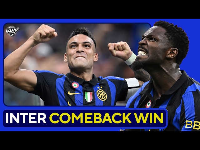 Lautaro Martínez y Marcus Thuram BRILLAN en la remontada del Inter tras ir perdiendo 2-0 ante el ...
