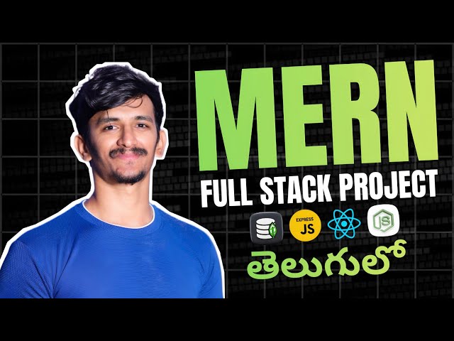 MERN Contact Manager website in Telugu | Full Stack CRUD App in Telugu