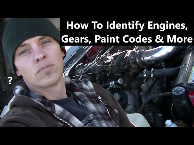 How To Identify Engines, Axles, Paint Codes & Gear Ratios - 3 Methods
