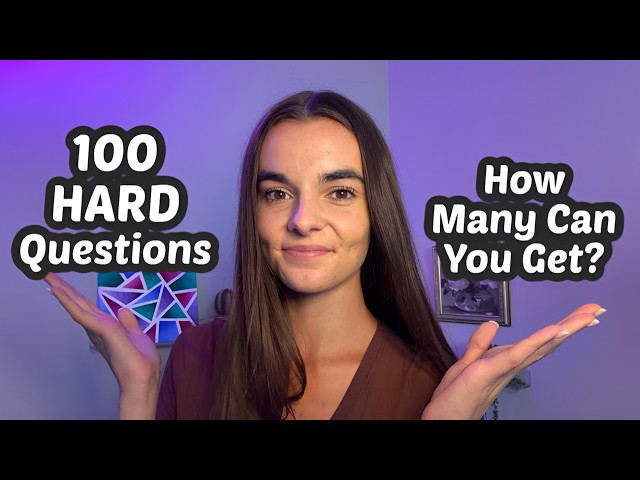 ASMR Random Stuff You Might Know | 100 General Knowledge Trivia Questions
