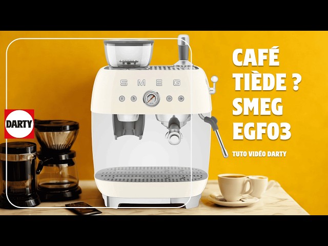 How to adjust your coffee temperature on the SMEG EGF03 espresso machine