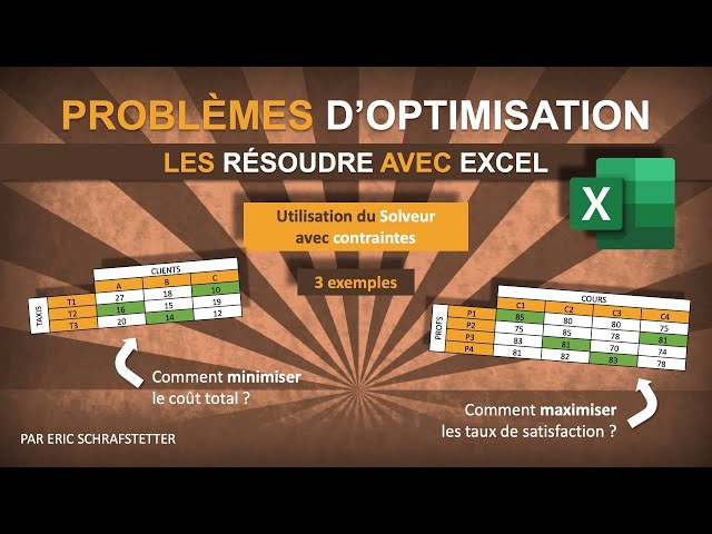 Quickly Solve Optimization Problems with Excel