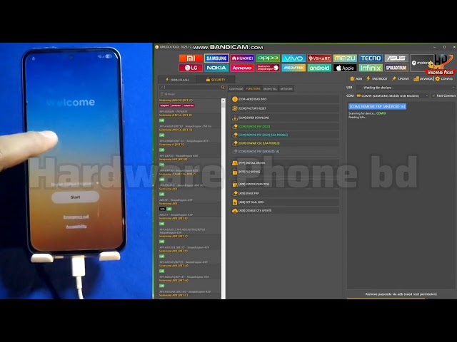Samsung a35 | Android Version 16 |  Frp Bypass Unlock Tool By | Hardware Phone bd 