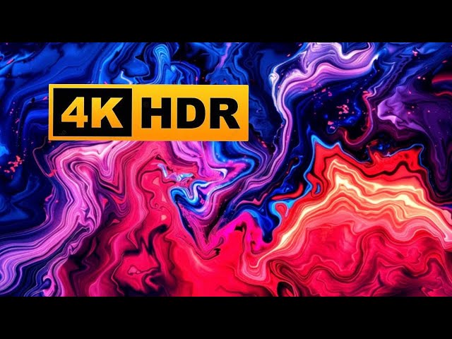 4K Ambilight Test Video | Colorful Fluid Simulation | Ultra HD TV Demo