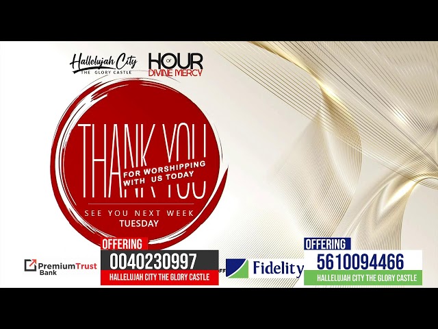HALLELUJAH CITY LIVE || HOUR OF DIVINE MERCY ll 2ND JUNE 2026