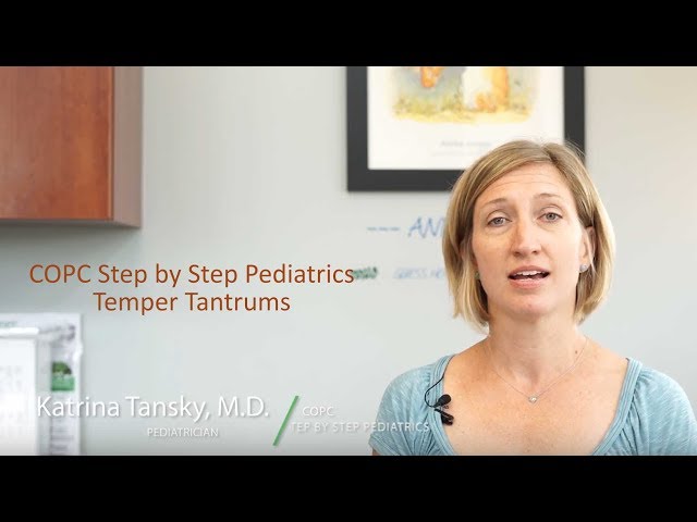 15 month well child check: Temper tantrums