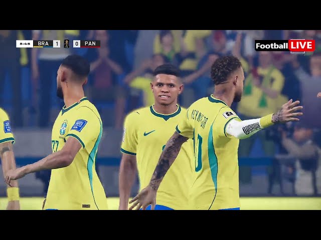 BRAZIL vs PANAMA - Pre-World Cup 2026 Friendlies | Full Match All Goals | Simulation PES