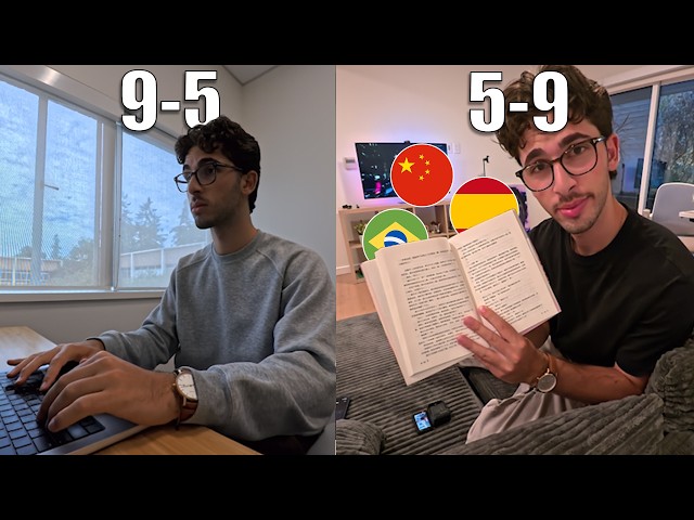 How I Learn Multiple Languages While Working a 9-5 (just copy me)