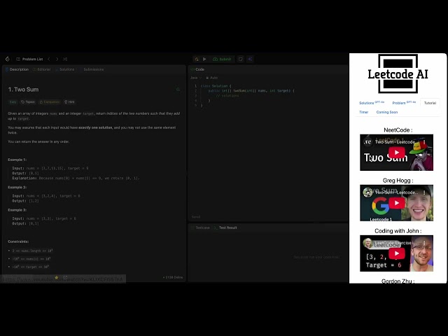 Leetcode AI V2.0 Demo