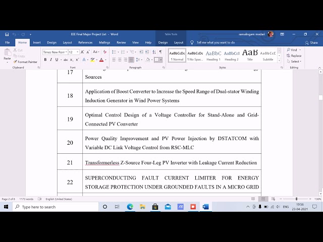 IEEE ELECTRICAL PROJECTS for both Btech and Mtech