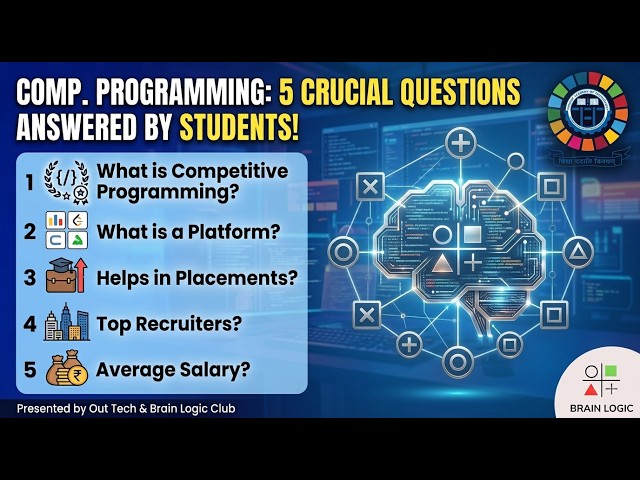 How Competitive Programming Gets You Hired! (Placements, Companies & Salaries) 🚀| By BrainLogic Club