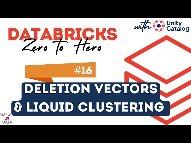 16 Delta Tables Liquid Clustering and Deletion Vectors | Optimize Delta Tables | Delta Clustering