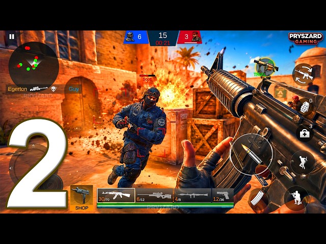 Counter Terrorist Shoot - Gameplay Walkthrough Part 2 - Banduk Wala Game Gun Shooting (iOS, Android)