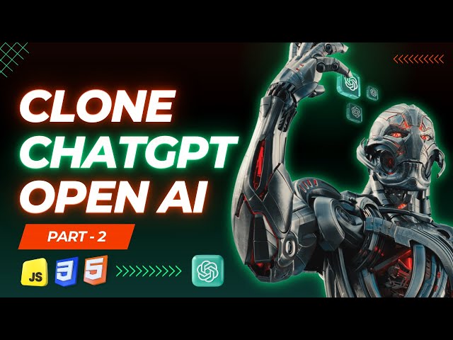 How To Clone Openai's Chatgpt Bot Using Html | Css | And Javascript #part2