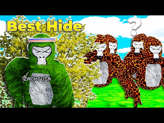 Trying To Hide Spot in Gorilla Tag