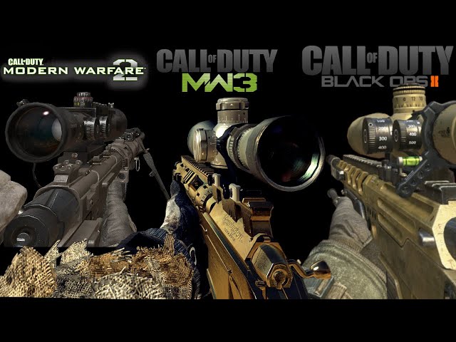 15 Min of Sniping (MW2, MW3, and BO2 Plutonium) Gameplay
