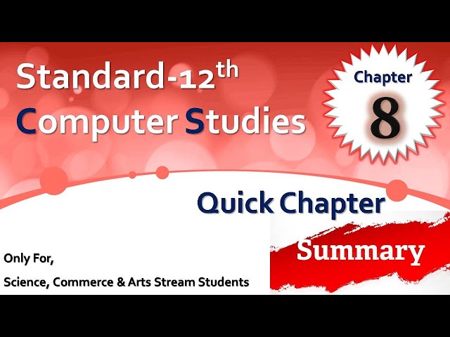 std 12 ch 08 Classes and Objects in Java | quick chapter summary | 🔴 IMPORTANT 🔴