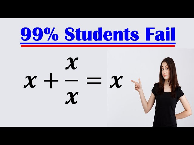 Solving a 'Harvard' University entrance exam |Find x?