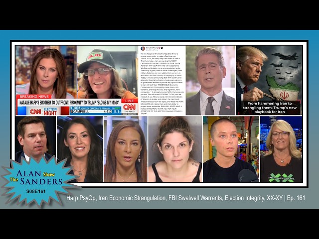 Harp PsyOp, Iran Economic Strangulation, FBI Swalwell Warrants, Election Integrity, XX-XY | Ep. 161