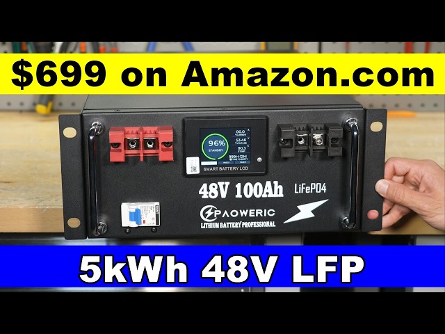 $699 for 5kWh on Amazon.com?! Paoweric 200A Battery!