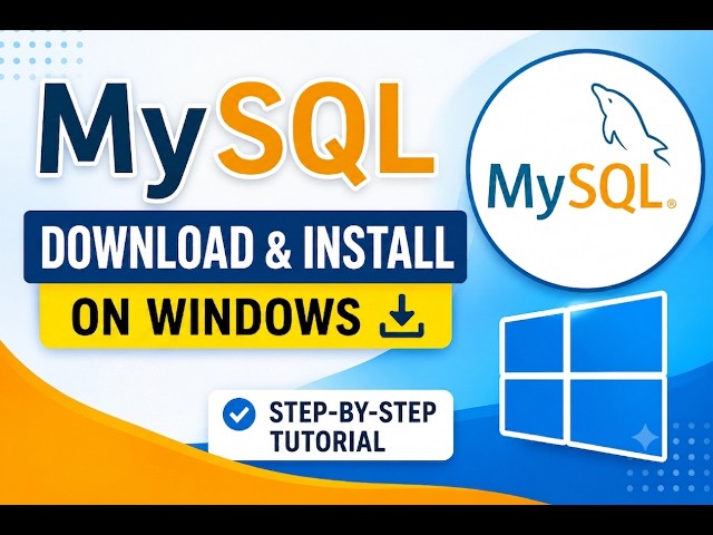 how to download and install mysql step by step