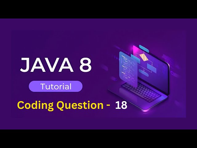 Stream API in Java 8 Interview Questions | Q18 | Find the Second Highest Element in a List