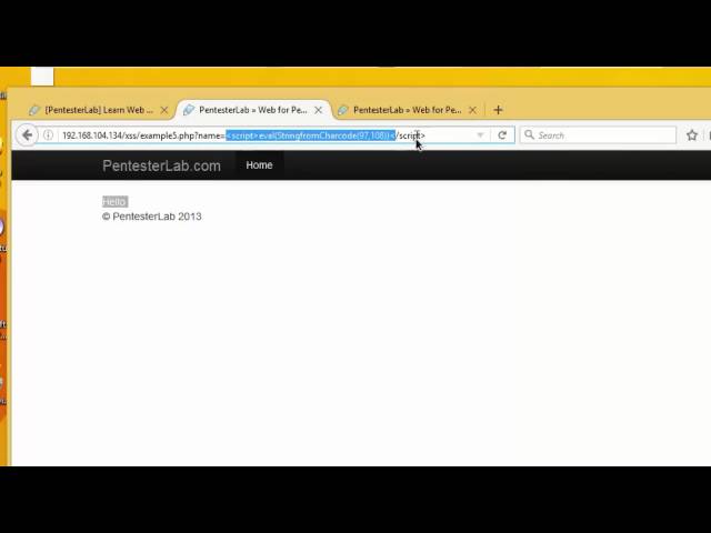 Learn Pentesting (XSS) with PentesterLab (Beginners)
