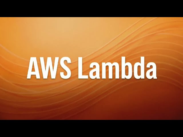 How to Create Your First AWS Lambda Function