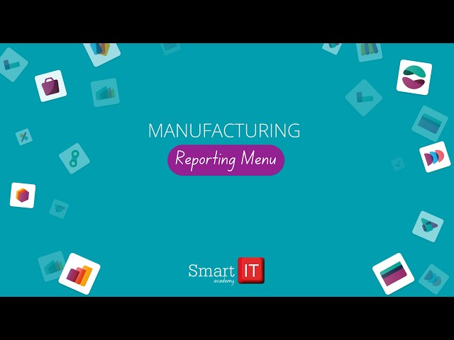 Lesson 7: Manufacturing Reporting | Odoo 18 Manufacturing Tutorial