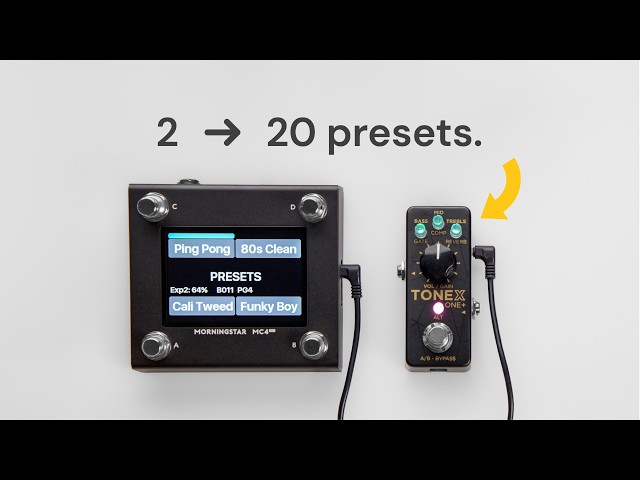 Unlock ALL ToneX One+ Presets with a MIDI Foot Controller