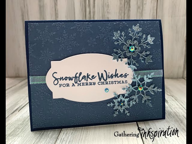 Stampin' Up! CAS Snowflake Splendor Christmas Card