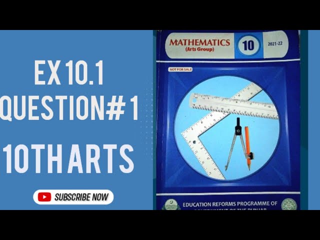 Exercise 10.1{General/Arts Maths}{class 10th} 👍