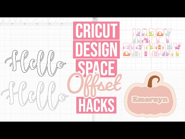 7 OFFSET HACKS IN CRICUT DESIGN SPACE | WAYS YOU CAN USE THE OFFSET TOOL